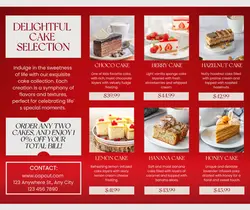 Food Menu Facebook Post