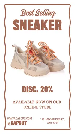 Best Selling Sneaker Promotion