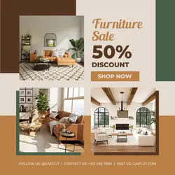 Furniture & Decor - Furniture Sale- Instagram Post