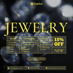 jewelry diamond details simple style