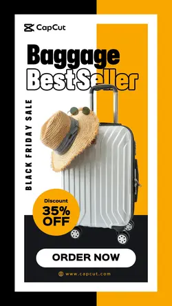 Baggage Best Seller Black Friday Sale Promotion Instagram Story