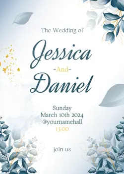 Non-marketing Wedding Invitation