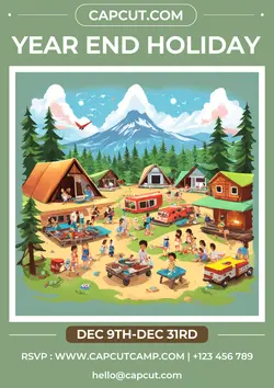 Year End Holiday Poster
