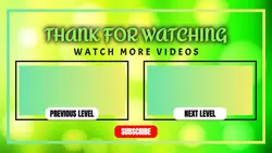 Non-marketing Youtube end Screen