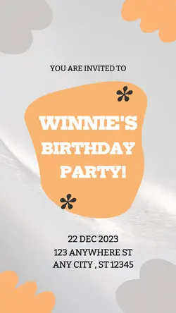 INVITATION BIRTHDAY PARTY