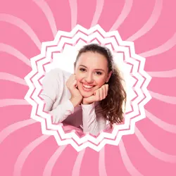 Non-marketing IG profile photo pink girly