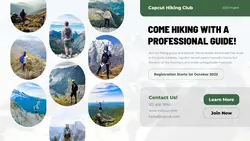 Hiking Club Registration Youtube Thumbnail