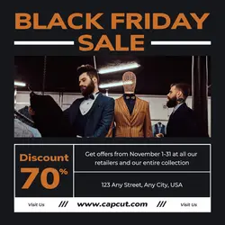 Shopping Sale Black Friday Instagram Post