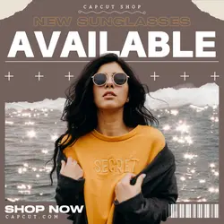 sunglasses woman fashion product display