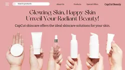 Beauty Skincare Product Display