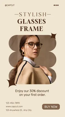 Glasses Frame Promotion Instagram Story