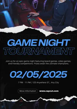 Non-Marketing Campus Activities Black Modern