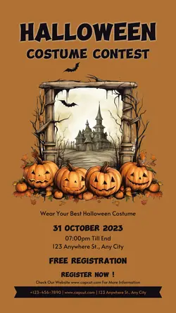 Halloween Contest Instagram Story