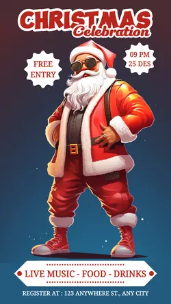 Christmas Celebration Invitation Instagram Story