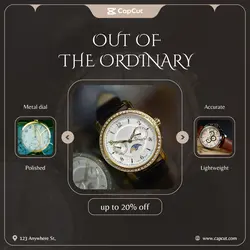 Watch Advertisement Instagram Post - Social Media