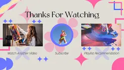 Non-Marketing Youtube Endscreen - Candy Retro Theme