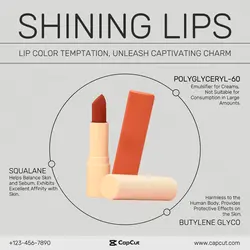 Beauty lipstick Display Minimalist