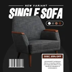 Single Sofa Promotion Instagram Post