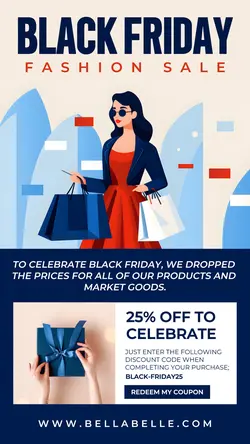 Black Friday Fashion Sale Promotion TikTok