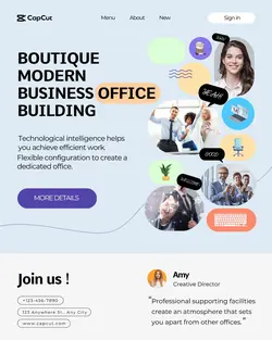 Business office building Show Minimalist