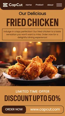 Fried Chicken Promotion Instagram Story