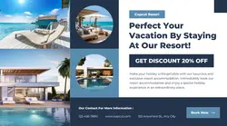 Resort Promotion Facebook Ad