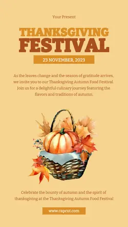 Autumn Festival Instagram Story