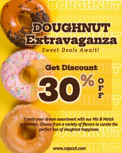 Food Doughnut Promotion Instagram Portrait