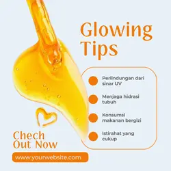 Skincare Tips Instagram Template