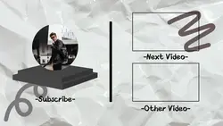 Non-marketing Youtube Endscreen - Paper Style