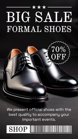 Fashion Industry Formal Shoes Sale Promotion Tiktok