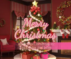 Merry Christmas Greetings Facebook Post