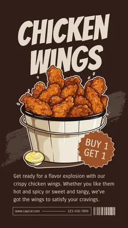 Food Buy 1 Get 1 Tiktok Post