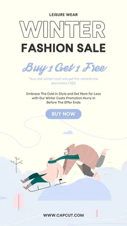 Fashion Industry Winter Fashion Sale 
