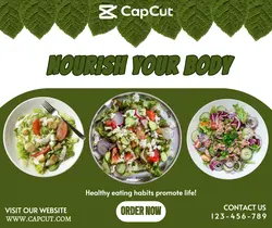 Healthy Food Advertisement Poster