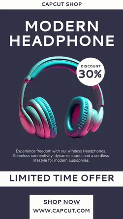 Headphone Promotion Instagram Story