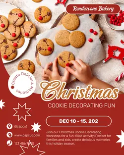 Christmas Day Promotion Cookies Instagram Portrait