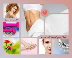 Non-Marketing Photo Collage Simple Lovely Woman