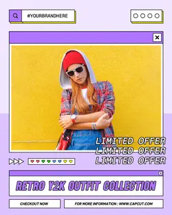 Retro Fashion Brand New Item Instagram Post