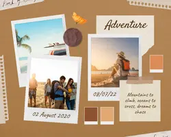 Non-Marketing Photo Collage Traveling Aesthetic