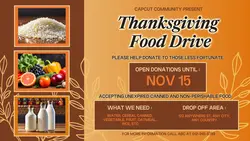 Thanksgiving Donation Invitation 