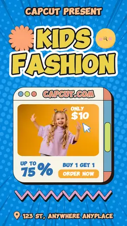 Kid Fashion Promotion Instastory