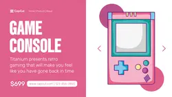 Electronics Game Console Display Twitter Post