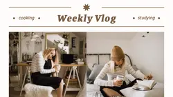 Weekly Vlog Youtube Thumbnail