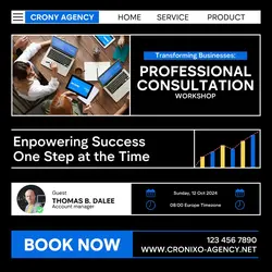 Business Consultant Workshop Instagram Post