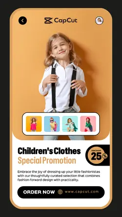 5 Multi-product Image + Children's Clothes Promotion