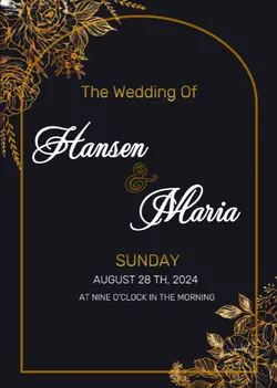 Non-marketing Invitation Gold Minimalist