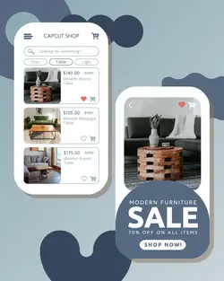 Modern Furniture Sale Poster