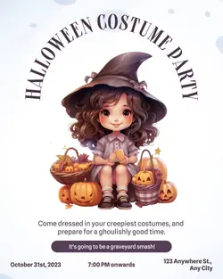 Halloween Costume Party Instagram Post Potrait