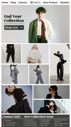 Fashion End Year New Collection Display Instagram Stories